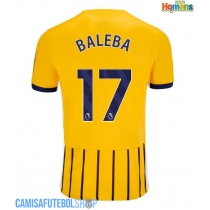 Camisa de time de futebol Brighton Carlos Baleba #17 Replicas 3º Equipamento 2025-26 Manga Curta